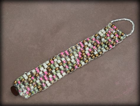 Flat Peyote Stitch Bracelets With Instructions