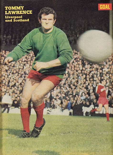 Circa 1969. Liverpool and Scotland goalkeeper Tommy Lawrence ...