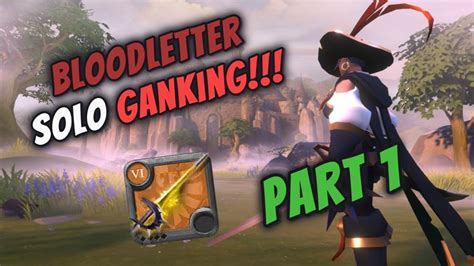 Albion Online Solo Bloodletter Ganking In Red Zones Solo Pvp