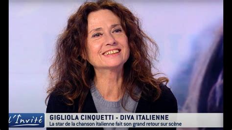 Gigliola CINQUETTI Le public français m a donné tellement d amour