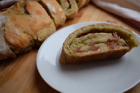 Stuffed Italian Meat and Cheese Bread | The Gingham Apron