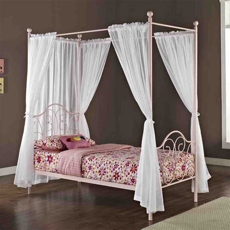 Girls Bedroom Furniture Sets Twin Canopy Bed Frame Iron Canopy Bed