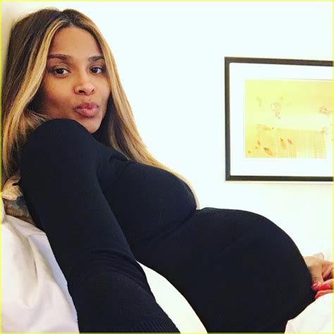 Ciara Celebrates The New Year With Baby Bump Selfies Photo