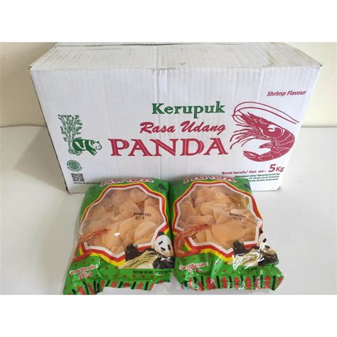 Cap Panda Keropok Sayur Ubi Kayu Kering Kerupuk Singkong Pedas