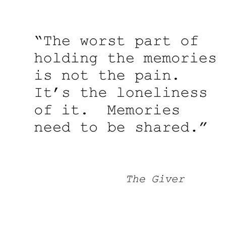 The Giver Quotes About Memories. QuotesGram