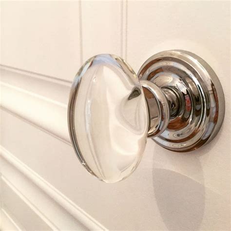 Glass Egg Shaped Door Handle