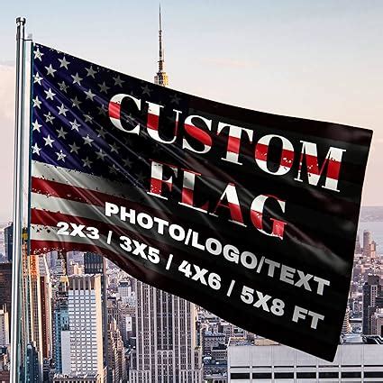 Amazon Dargr Custom Flag 3x5 FT Double Sided Outdoor Personalized