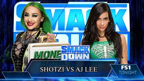 Wr D Smackdown Shotzi Vs Aj Lee Youtube