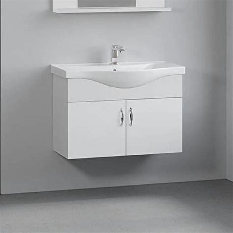 Denko Akyazı 80 Cm Mdf Beyaz Banyo Dolabı alt Modül Ve Lavabo