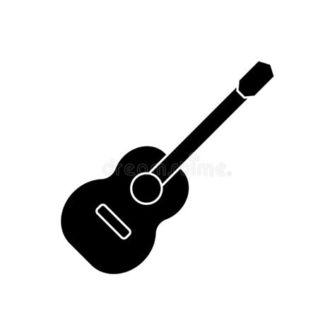 Icono Del Vector De La Guitarra Ac stica Ilustración del Vector