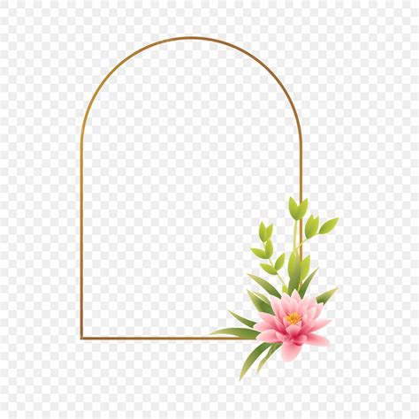 Wedding Flower Bouquet Vector Hd Images Wedding Frame With Vector Pink