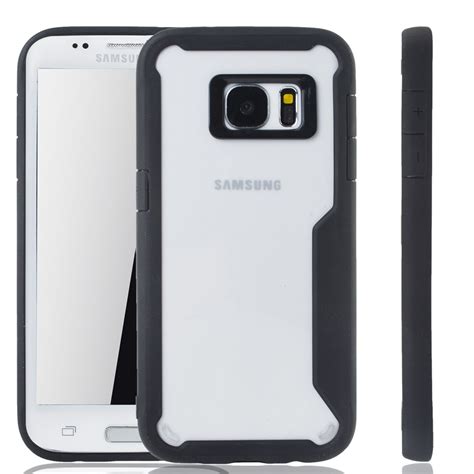 Schwarze Premium Samsung Galaxy S7 Edge Hybrid-Editon Hülle ...