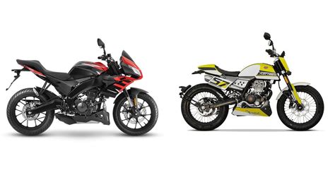 Motorrad Vergleich Aprilia Tuono 125 2022 Vs FB Mondial Flat Track