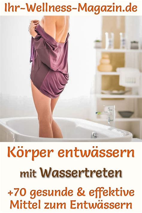 Entw Ssern Durch Wassertreten Gegen Wassereinlagerungen