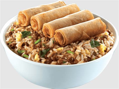 Chinese Fried Rice Shanghai Cuisine Chowking Shumai Egg Roll