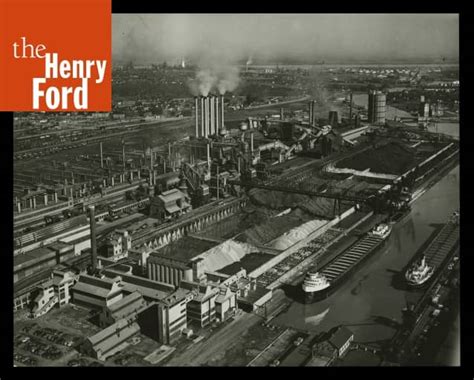 Aerial View Of Ford Rouge Plant Complex January 1948 The Henry Ford