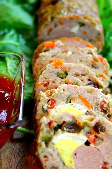 Baked Embutido Filipino Style Meatloaf Recipes