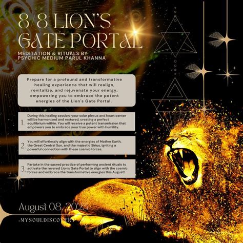 8 8 Lions Gate Portal August 2024