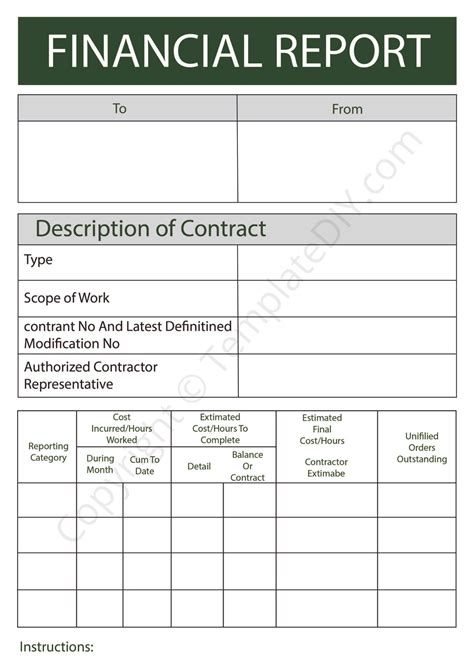 Annual Financial Report Template Word Rebeccachulew