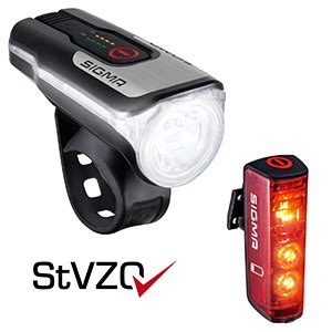 Sigma Sport Led Fahrradlicht Set Aura Und Blaze Stvzo