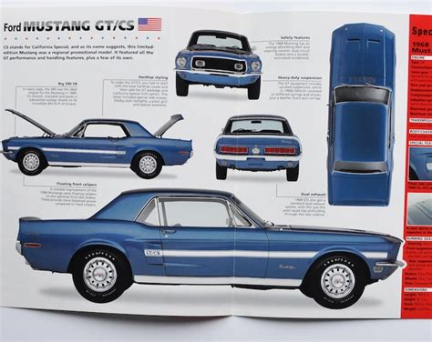 Spec Sheet Ford Mustang Gt Cs Car Photo Stat Motor Info Specs