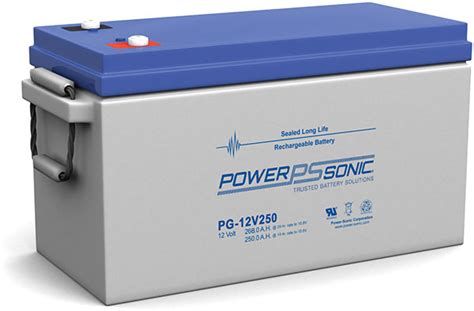 PowerSonic PG 12V250 Lead Acid Battery Battery Store Inc