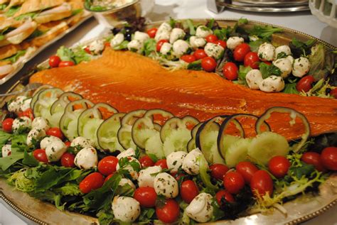 Smoked Salmon Display Food Christmas Eve Dinner Dinner