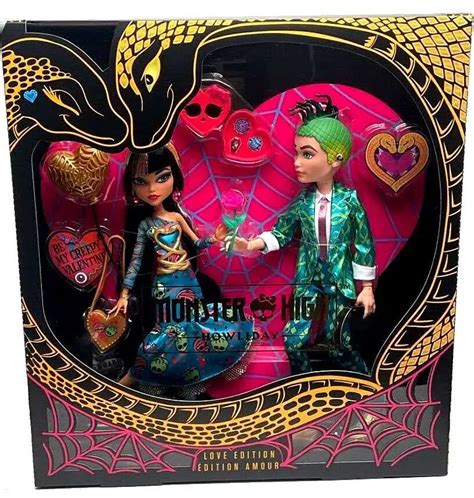 Monster High Howliday Love Edition Cleo De Nile Deuce Gorgon 10 5 Doll