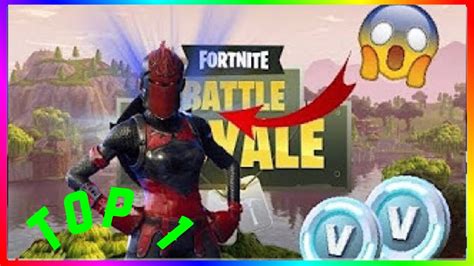 TOP1 AVEC LE CHEVALERESSE ROUGE FORTNITE BATTLE ROYALE YouTube