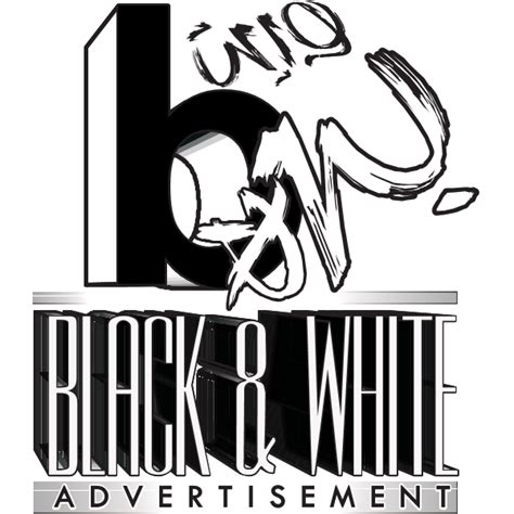 Black & White Logo Download png