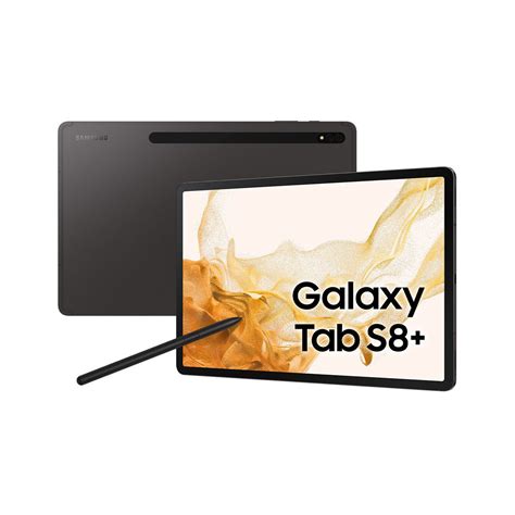 Buy Samsung Galaxy Tab S8 Plus 8 Gb 128 Gb Ssd 12 4 Tablet Graphite Online In Uae Jumbo