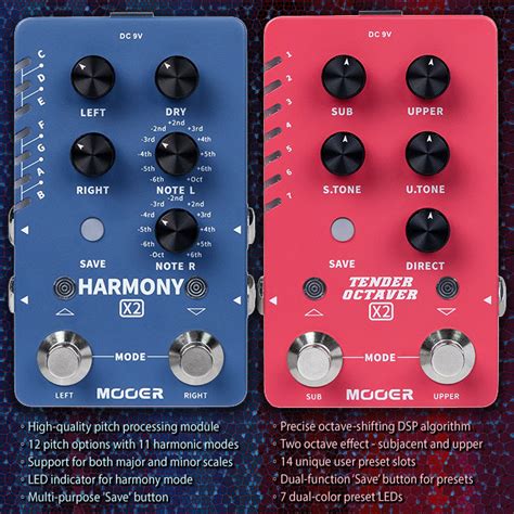 Guitar Pedal X News 2 Cool New Mooer X2 Multi Preset Variants The