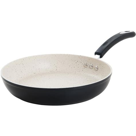 Ozeri Stone Earth 12 In Aluminum Ceramic Nonstick Frying Pan In Lava Black Zp6 30 The Home Depot