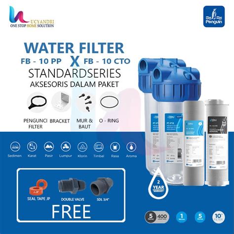 Jual PAKET SARINGAN FILTER AIR PDAM SUMUR TANAH Kotor Berbau Isi 2PP