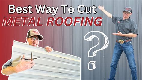 Best Way To Cut Metal Roofing Siding And Sheeting Youtube