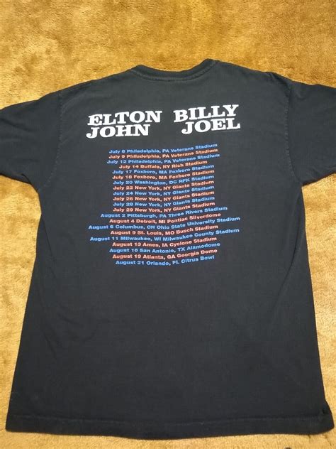 Vintage Billy Joel Elton John Summer Tour Conc Gem