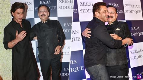 Shah Rukh Khan And Salman Khan Photographed At Baba Siddiques Iftar