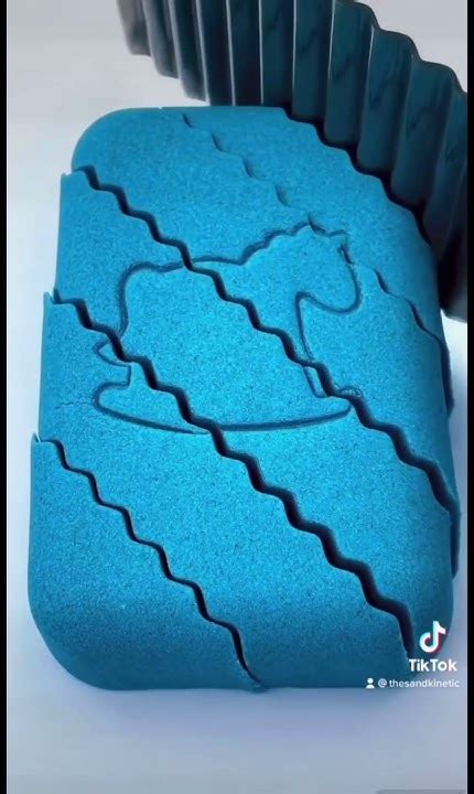 Kinetic Sand Art Kinetic Sand Satisfying Video 715 Asmr Cutting