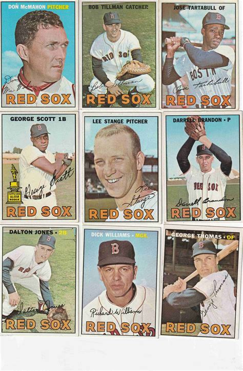 Sportlots Auctions 19 1967 Topps Boston Red Sox