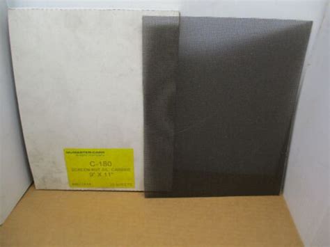 Mcmaster Carr 4677a14 C 180 Screen Kut Sil Carbide 9x11 25 Sheets Ebay