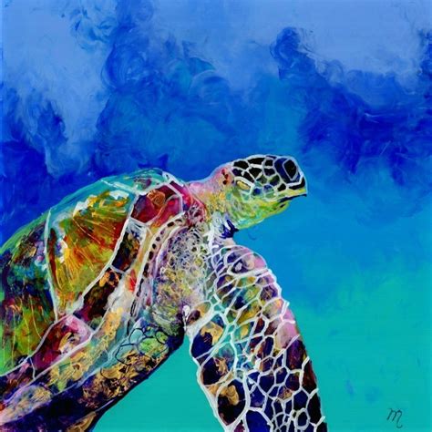 Sea Turtle Print Hawaii Art Sea Turtle Art Ocean Art Sea Turtle