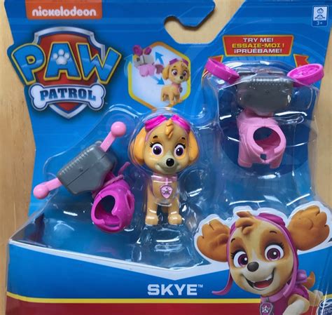 Figura Paw Patrol Skye Con Doble Accesorio Juguete 8 Cm Envío Gratis