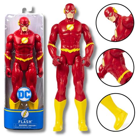 Boneco The Flash 30 Cm Figura Articulada Dc Comics Sunny JP Toys