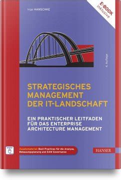 Strategisches Management Der IT Landschaft Von Inge Hanschke Fachbuch