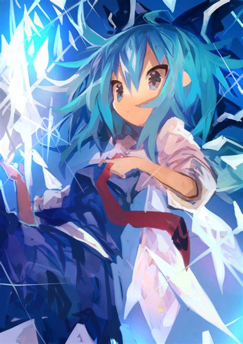 Safebooru 1girl Absurdres Bangs Blue Background Blue Bow Blue Dress Blue Eyes Blue Hair Bow