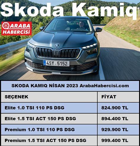 Skoda Kamiq Nisan Fiyat Listesi Skoda Fiyat Km Skoda Fiyat