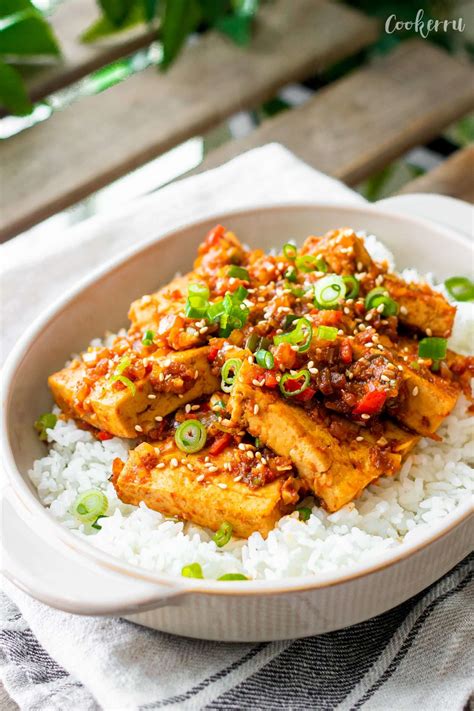 Easy Korean Braised Tofu Dubu Jorim Cookerru