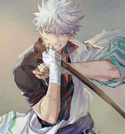 Sakata Gintoki Gintama Drawn By Uraki Tetsu420 Danbooru