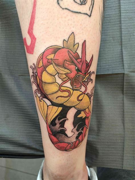 Gyarados Tribal Tattoo