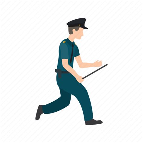 Cop, crime, officer, police, running, safety, security icon - Download ...